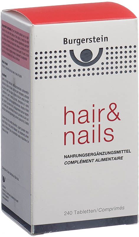 BURGERSTEIN Hair & Nails Tabletten 240 Stück BURGERSTEIN Hair & Nails Tabletten 240 Stück