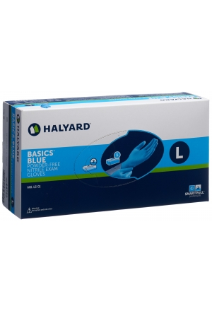 HALYARD Untersuchungshandschuhe L Nitril Basic blau 200 Stück