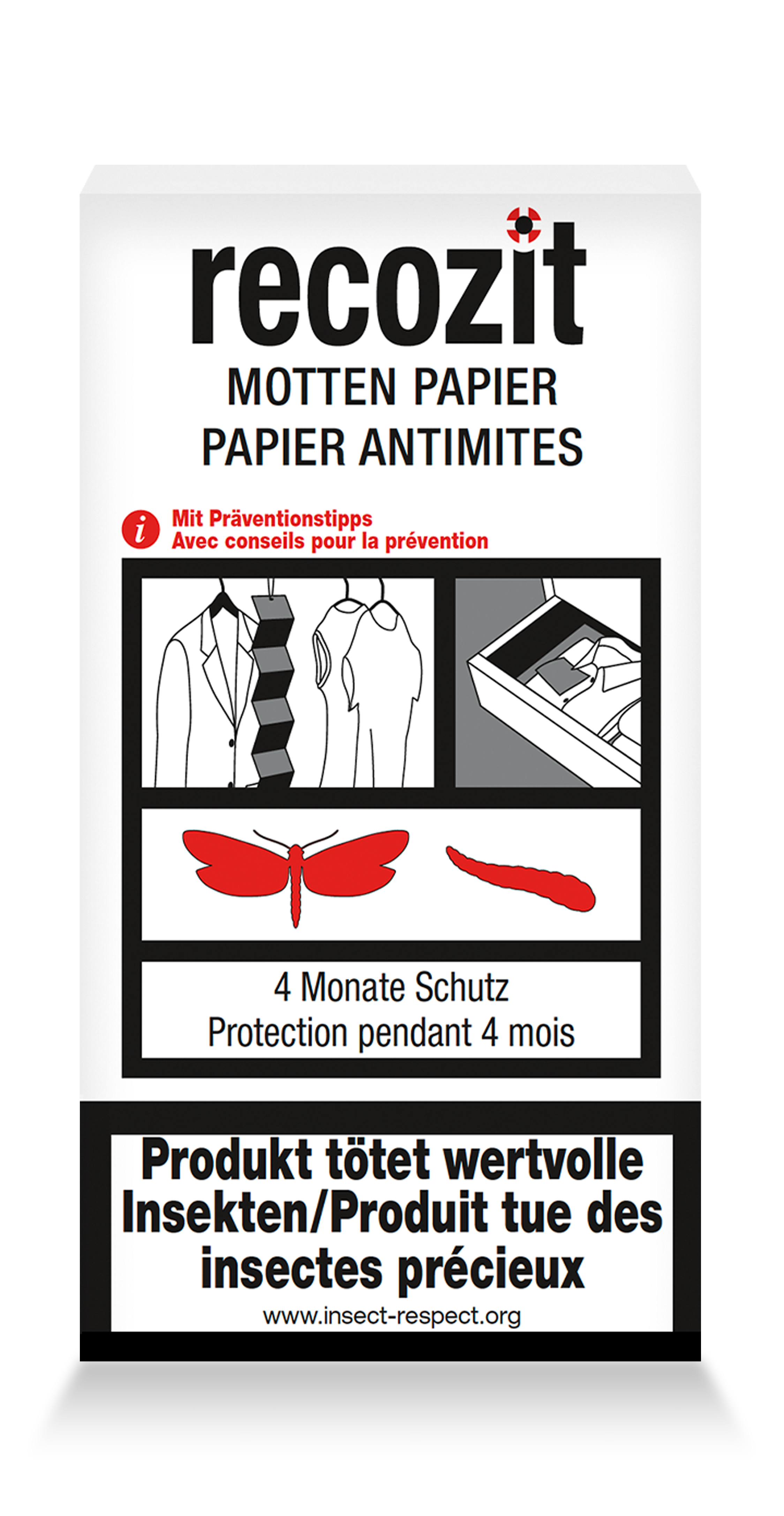 RECOZIT Mottenpapier 2 x 10 Stück RECOZIT Mottenpapier 2 x 10 Stück