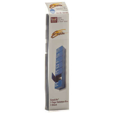 Bort EasyLife 7 Tage Tabletten Box blau Bort EasyLife 7 Tage Tabletten Box blau