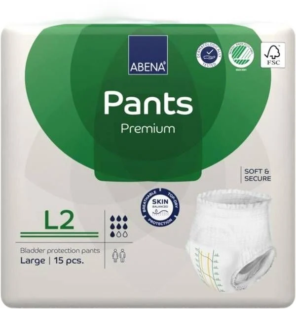 ABENA PANTS Premium L L2 grün 15 Stück ABENA PANTS Premium L L2 grün 15 Stück