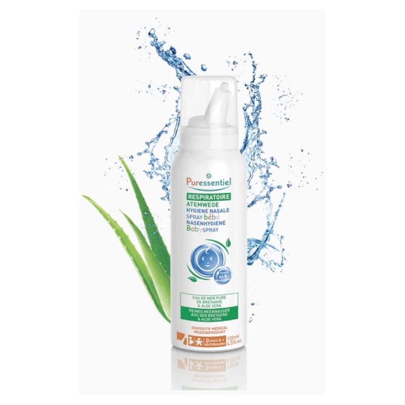 Puressentiel Nasenhygiene BabySpray mit Aloe Vera 120ml Puressentiel Nasenhygiene BabySpray mit Aloe Vera 120ml