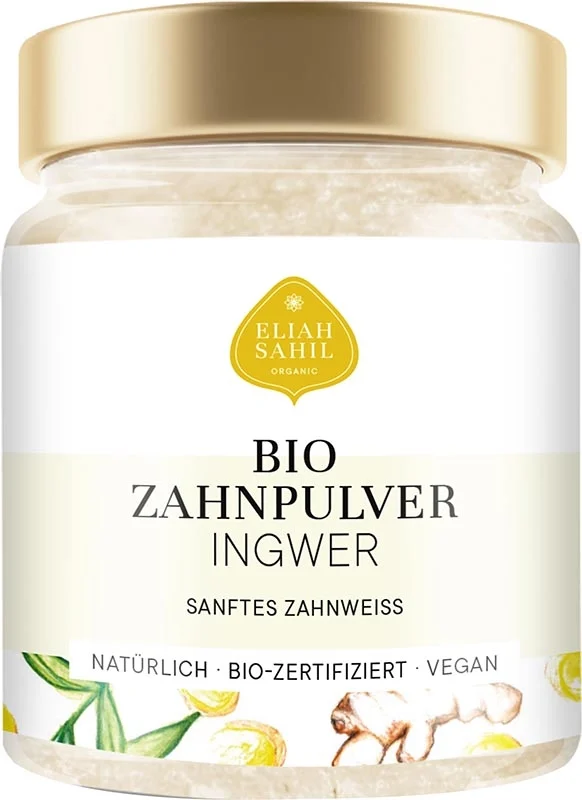 ELIAH SAHIL Zahnpulver Ingwer Dose 45g