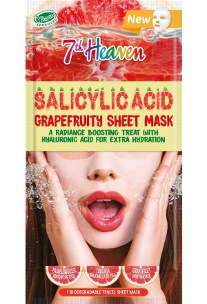 7TH HEAVEN Sheet Mask Beauty Sal Acid Grapefr 18g