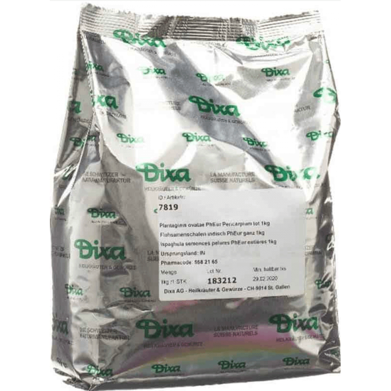 Dixa Flohsamenschalen indisch PhEur ganz 1 kg Dixa Flohsamenschalen indisch PhEur ganz 1 kg