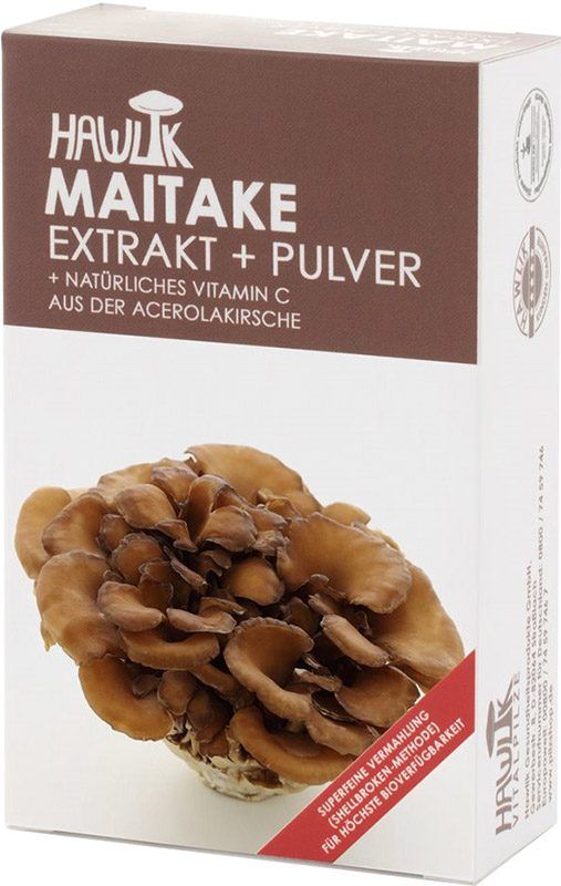HAWLIK Maitake Extrakt + Pulver Kapseln 60 Stück