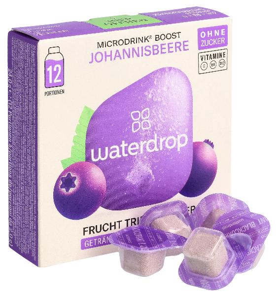 WATERDROP Microdrink Johannisbeere ohne Zucker Box 24g WATERDROP Microdrink Johannisbeere ohne Zucker Box 24g