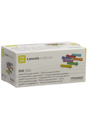 mylife Lancets Einweglanzetten multicolor 200 Stück