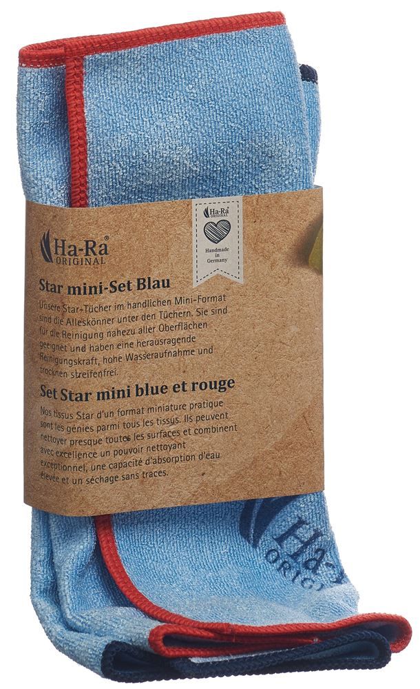 HA-RA Star-Tuch Mini Set blau 2 Stück HA-RA Star-Tuch Mini Set blau 2 Stück
