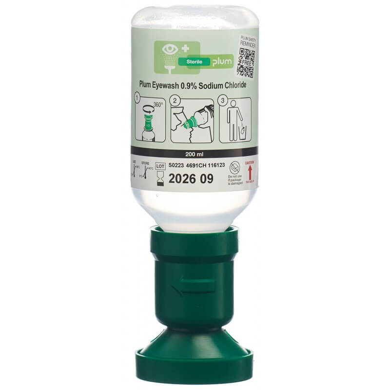 Plum Augenspülung NaCl 0.9 % 200ml