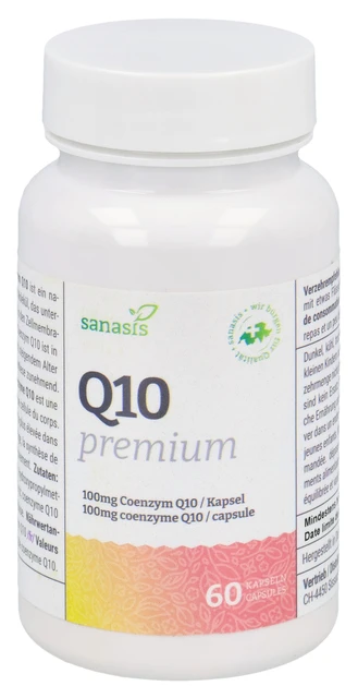 sanasis Q10 premium Kapseln 100 mg Dose 60