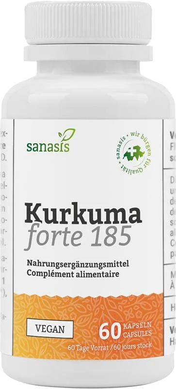 sanasis Kurkuma fort Kapseln Ds 60 Stück