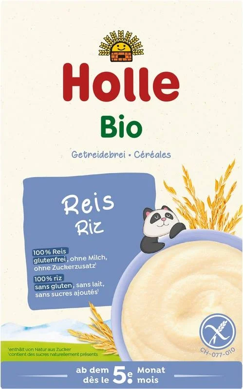 HOLLE Bio Babybrei Reisflocken 250g
