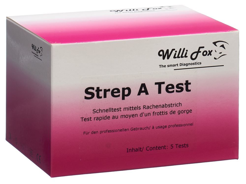 Willi Fox Strep A Test 5 Stück Willi Fox Strep A Test 5 Stück