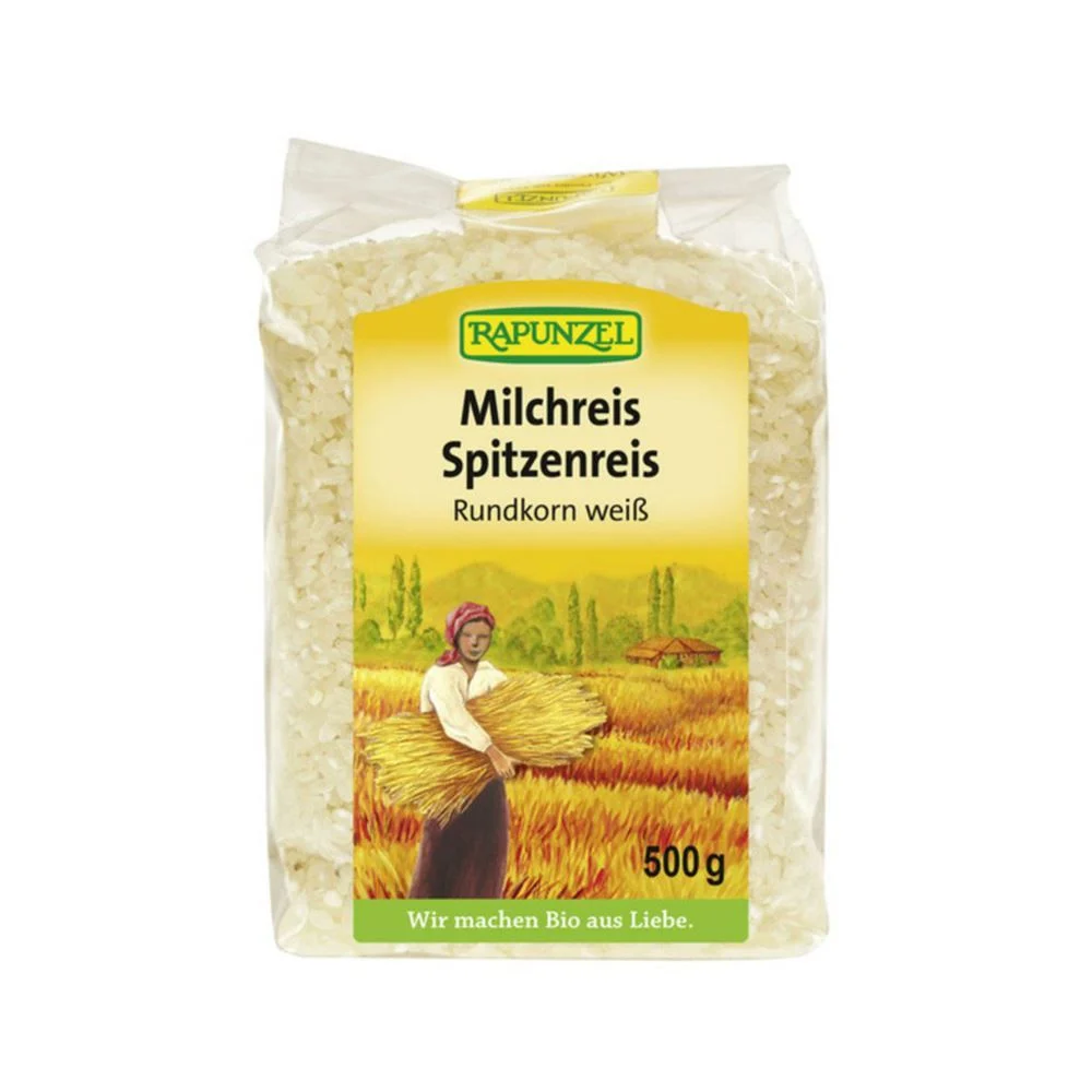 Rapunzel Milchreis Rundkorn weiss 500g Rapunzel Milchreis Rundkorn weiss 500g