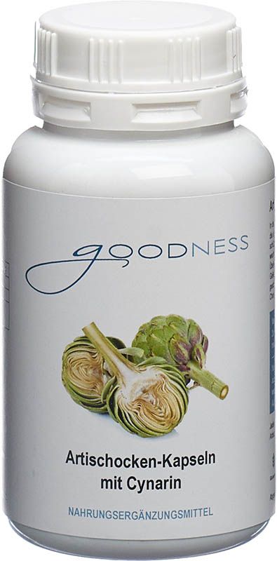 GOODNESS Artischocken Kapseln 400 mg mit Cyn 100 Stück GOODNESS Artischocken Kapseln 400 mg mit Cyn 100 Stück