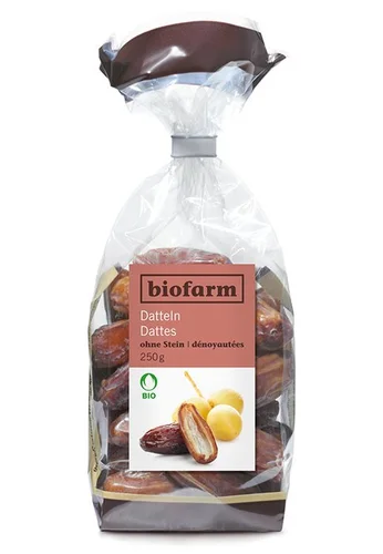 Biofarm Datteln Tunesien ohne Stein Bio 250g