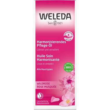 Weleda WILDROSE Harmonisierendes Pflege-Öl Glasfl 100ml Weleda WILDROSE Harmonisierendes Pflege-Öl Glasfl 100ml