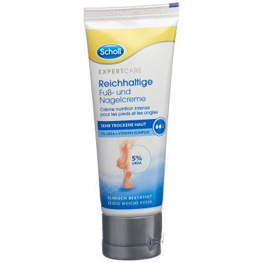 Scholl ExpertCare Reichhaltige Fuss- und Nagelcreme Tb 75ml Scholl ExpertCare Reichhaltige Fuss- und Nagelcreme Tb 75ml