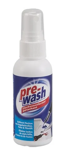PRE-WASH Fleckenentferner Kugelschreiber Tinte Filzstift 50ml