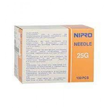 Nipro Einmalkanülen 0.5x16mm 25Gx5/8" orange 100 Stück
