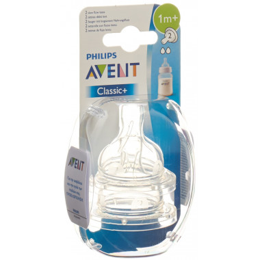 Philips Avent Tee Sauger 2 Loch 2 Stück