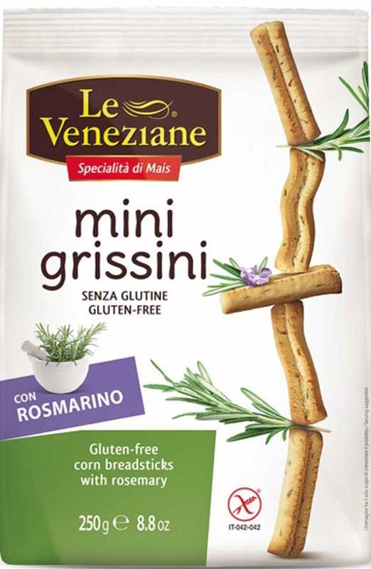 LE VENEZIANE Mini grissini Rosmarin glutenf 250g