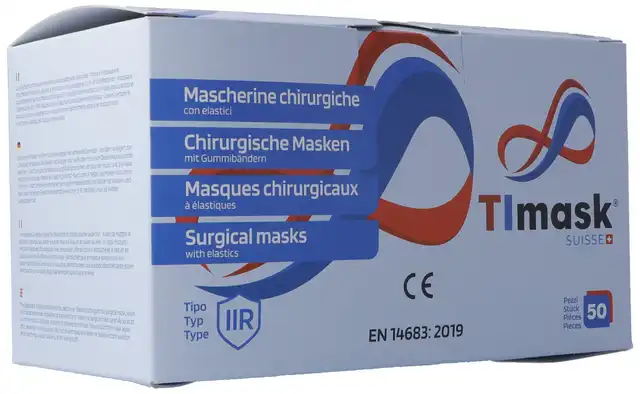 Timask Einwegmedizinmasken Typ IIR Tarnfarbe 50 Stück