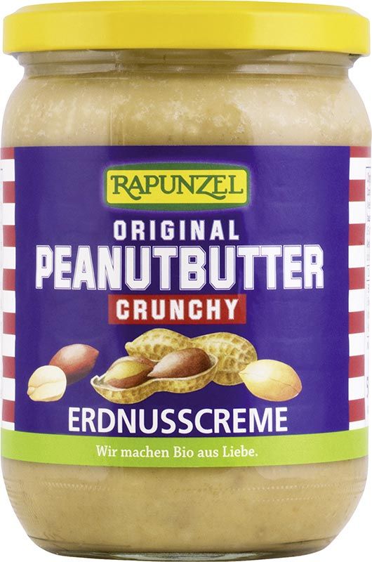 Rapunzel Peanutbutter Original Crunchy 500g Rapunzel Peanutbutter Original Crunchy 500g
