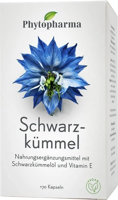 Phytopharma Schwarzkümmel Kapseln 170 Stück