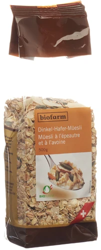 Biofarm Dinkel Hafermüesli Bio 500g