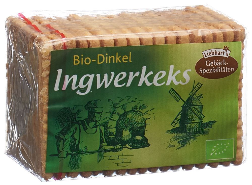 LIEBHART Keks Dinkel Ingwer Bio 200g