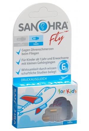 SANOHRA FLY Ohrenstöpsel Kinder 2 Stück