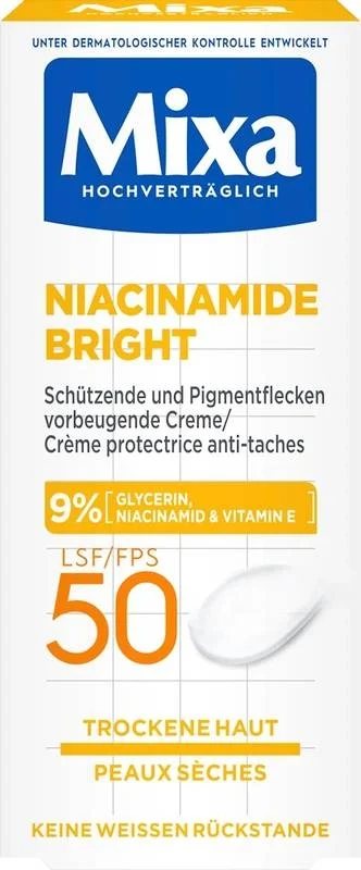 MIXA Niacinamide Bright Creme LSF 50 trock H 50ml