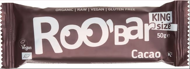 ROOBAR Rohkostriegel Kakao 50g