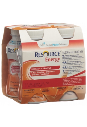 Resource Energy Aprikose 4 x 200ml Resource Energy Aprikose 4 x 200ml
