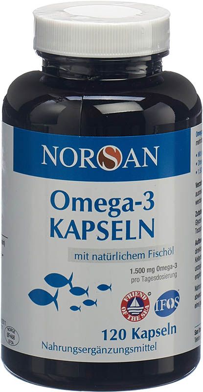 NORSAN Omega-3 Fischöl Kapseln 120 Stück NORSAN Omega-3 Fischöl Kapseln 120 Stück
