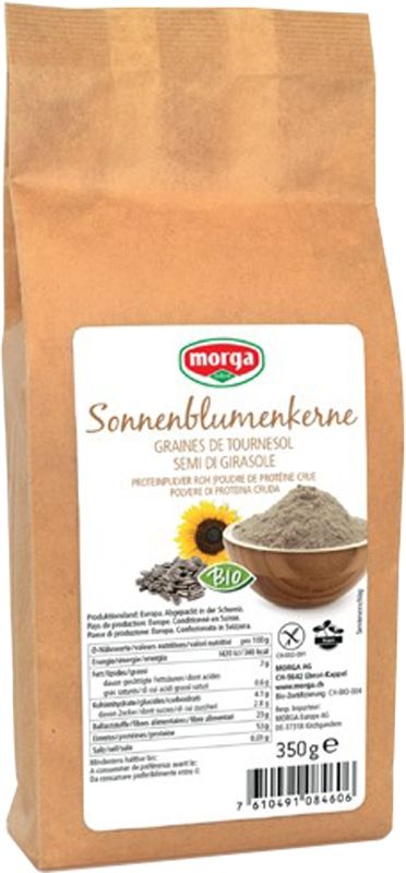 MORGA Sonnenblumenkernprotein Plv roh gf Bio 350g