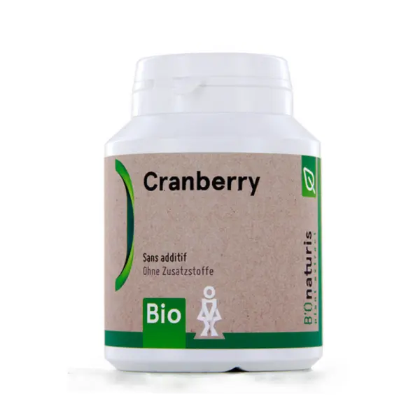 BIOnaturis Cranberry Kapseln 250 mg Bio 120 Stück