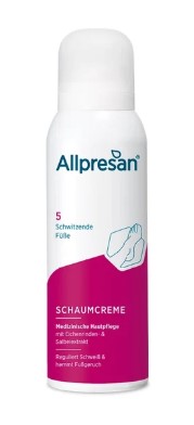 ALLPRESAN Nr. 5 Schaumcreme schwitzende Füsse 125ml
