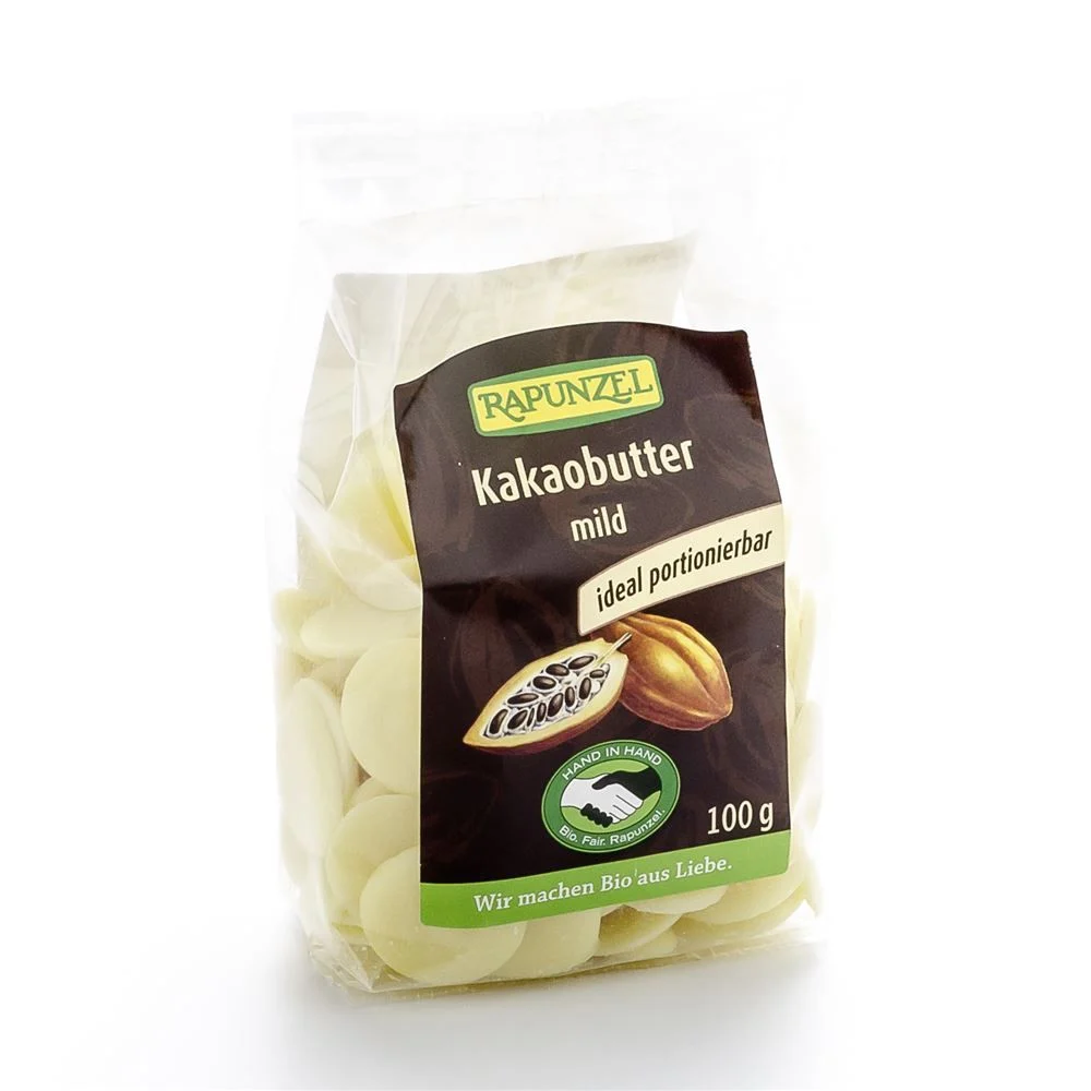 Rapunzel Kakaobutter Chips mild 100g Rapunzel Kakaobutter Chips mild 100g