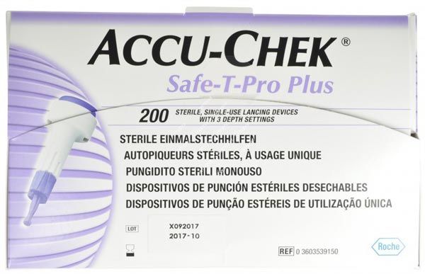 Accu-Chek Safe-T Pro Plus Einmalstechhilfe 200 Stück Accu-Chek Safe-T Pro Plus Einmalstechhilfe 200 Stück