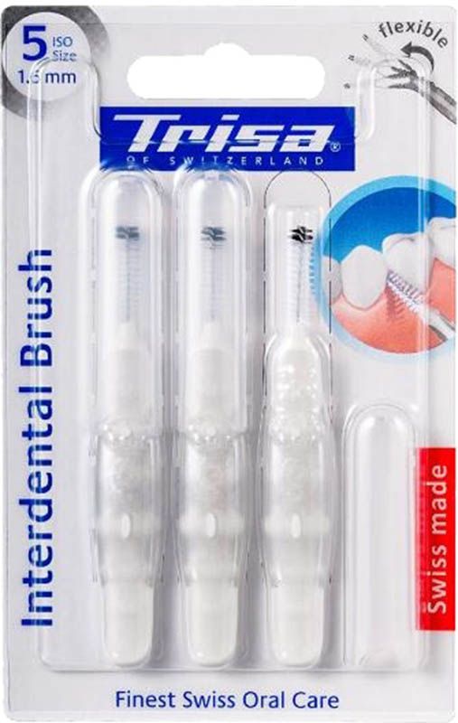 Trisa Interdental Brush ISO 5 1.6mm 3 Stück Trisa Interdental Brush ISO 5 1.6mm 3 Stück