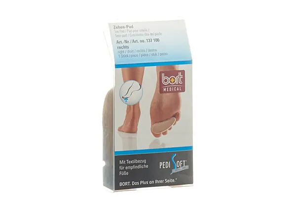 BORT PEDISOFT Texline Zehen Pad rechts BORT PEDISOFT Texline Zehen Pad rechts
