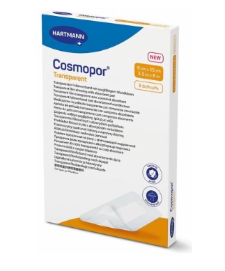 COSMOPOR transparent 9x15cm steril 5 Stück
