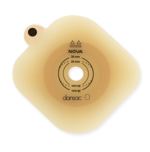 DANSAC NL TRE1 Ileostomie Beutel 15–34 mm hautfarben 10 Stück