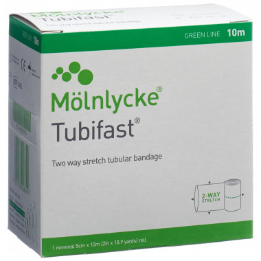 Tubifast Schlauchbandage 5cmx10m grün