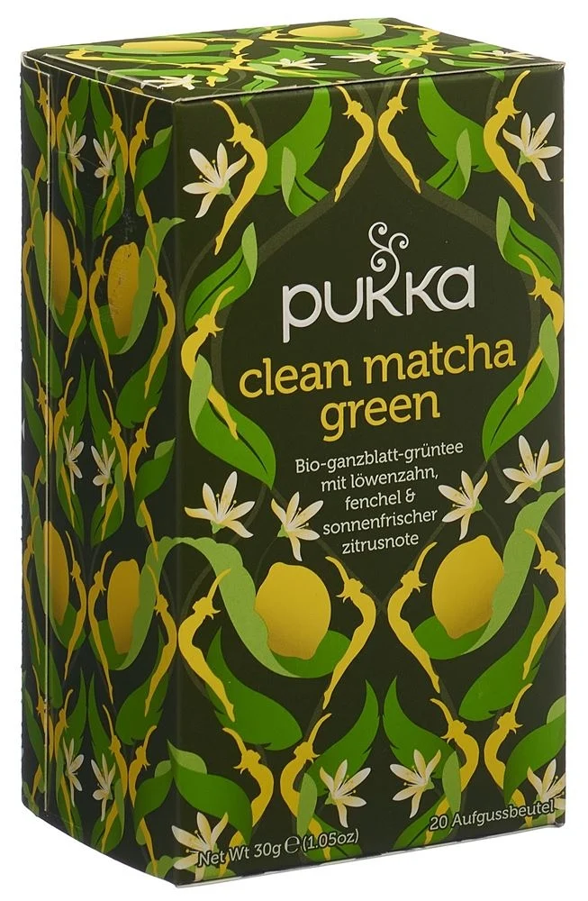 PUKKA Clean Matcha Green Tee Bio Btl 20 Stück