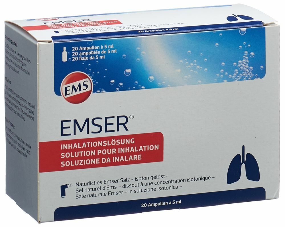 EMSER Inhalationslösung 120 Amp 5ml EMSER Inhalationslösung 120 Amp 5ml