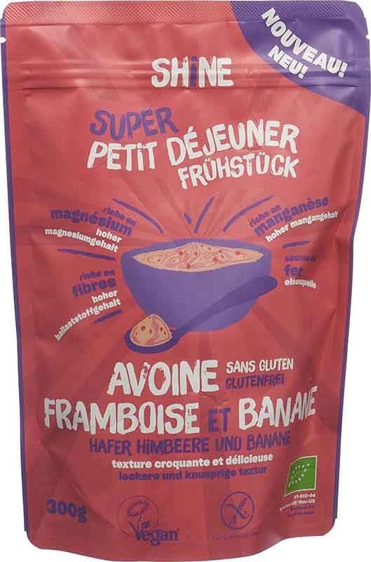 SHINE Hafer Frühstück Himbeere&Banane BIO 300g